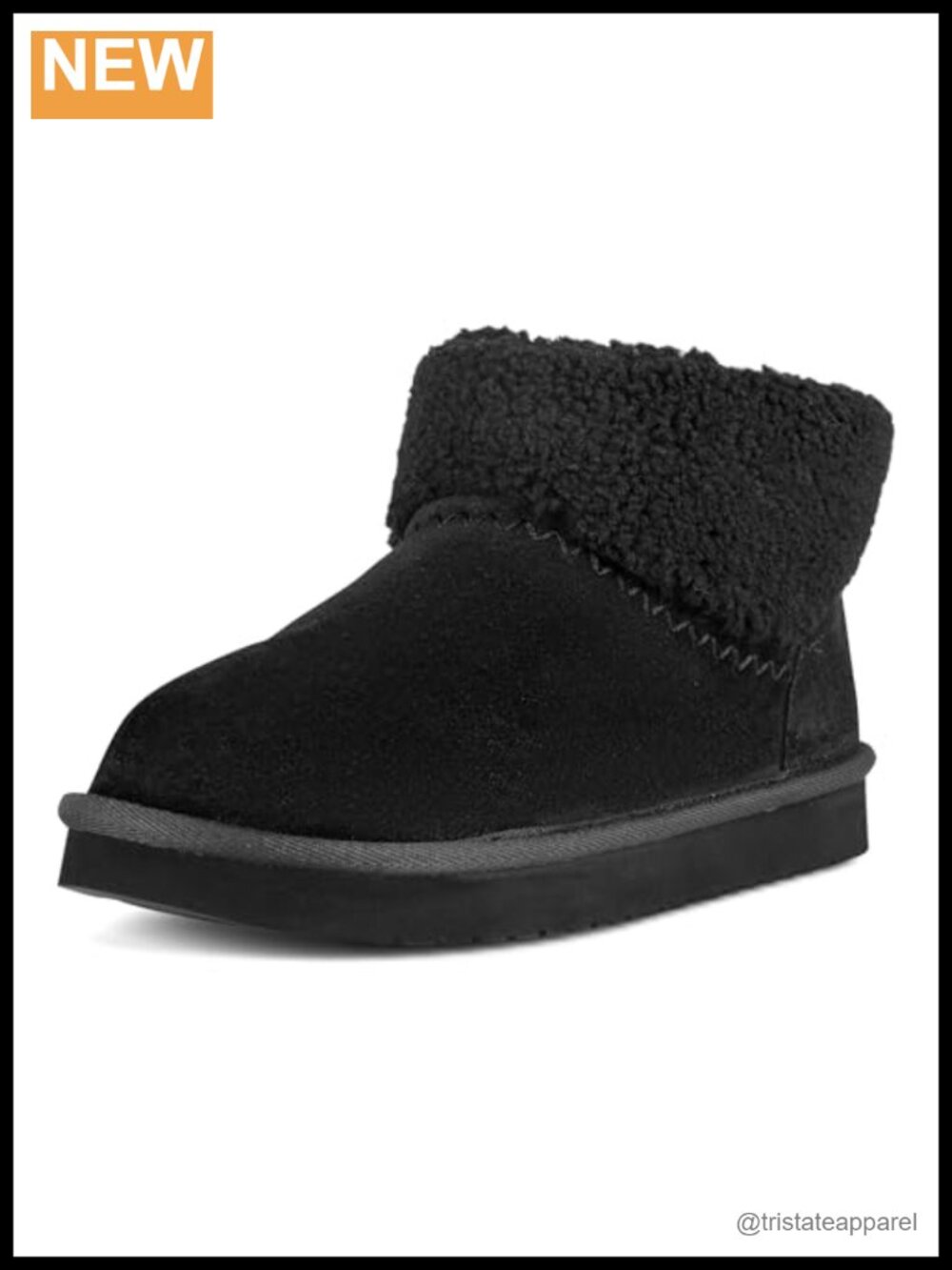 Women's Wylson Ankle Boots with Cushioned Insole Faux Fur Lining Slip-On Winter